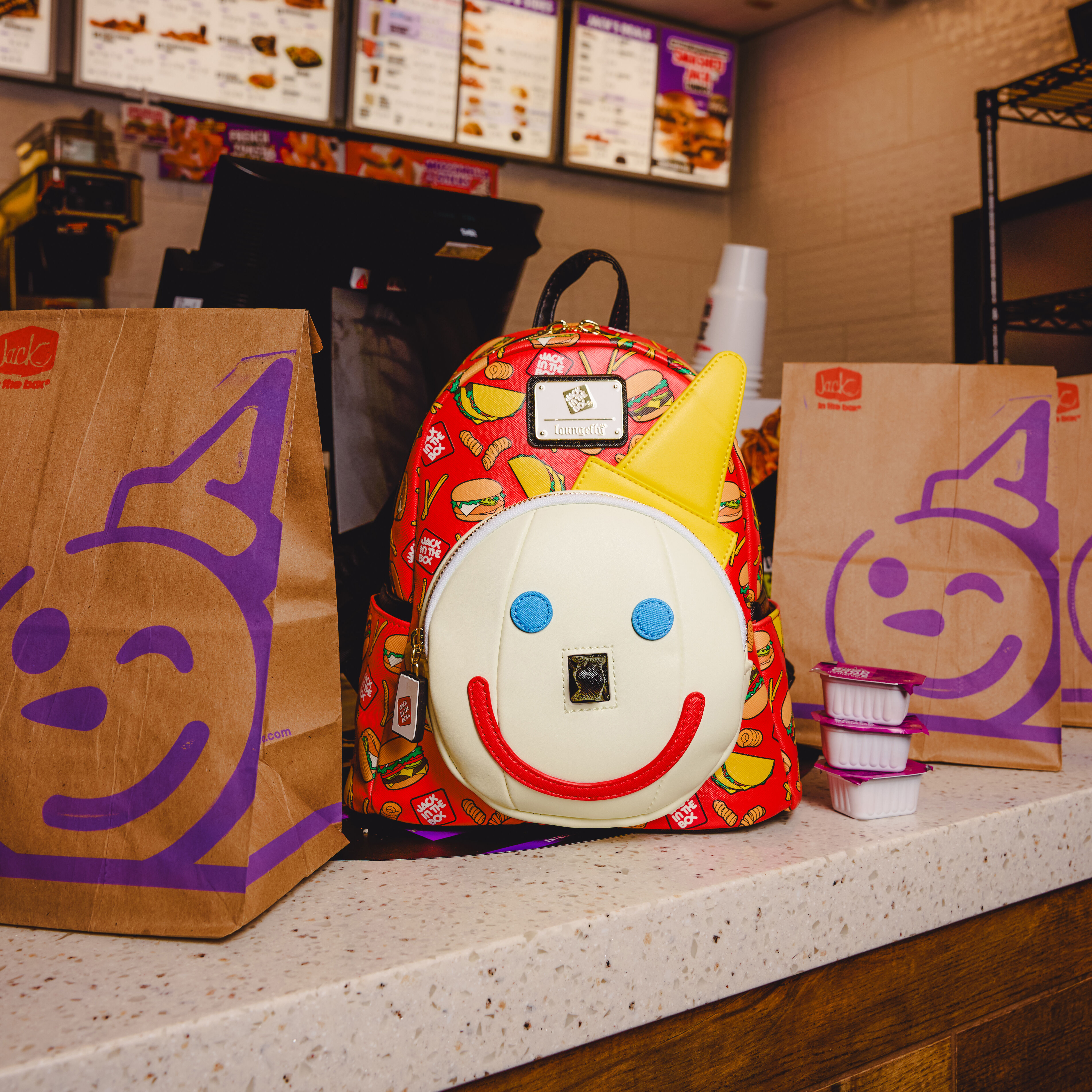 Buy Jack in the Box Antenna Ball Jack Glow Mini Backpack at Loungefly.